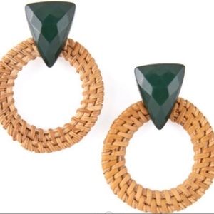 CeCe Woven Hoop Earrings